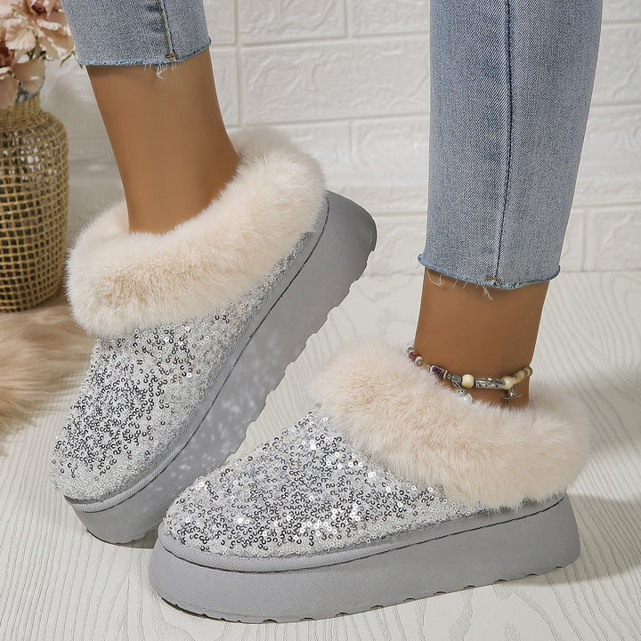 Pailletten Komfort Clogs
