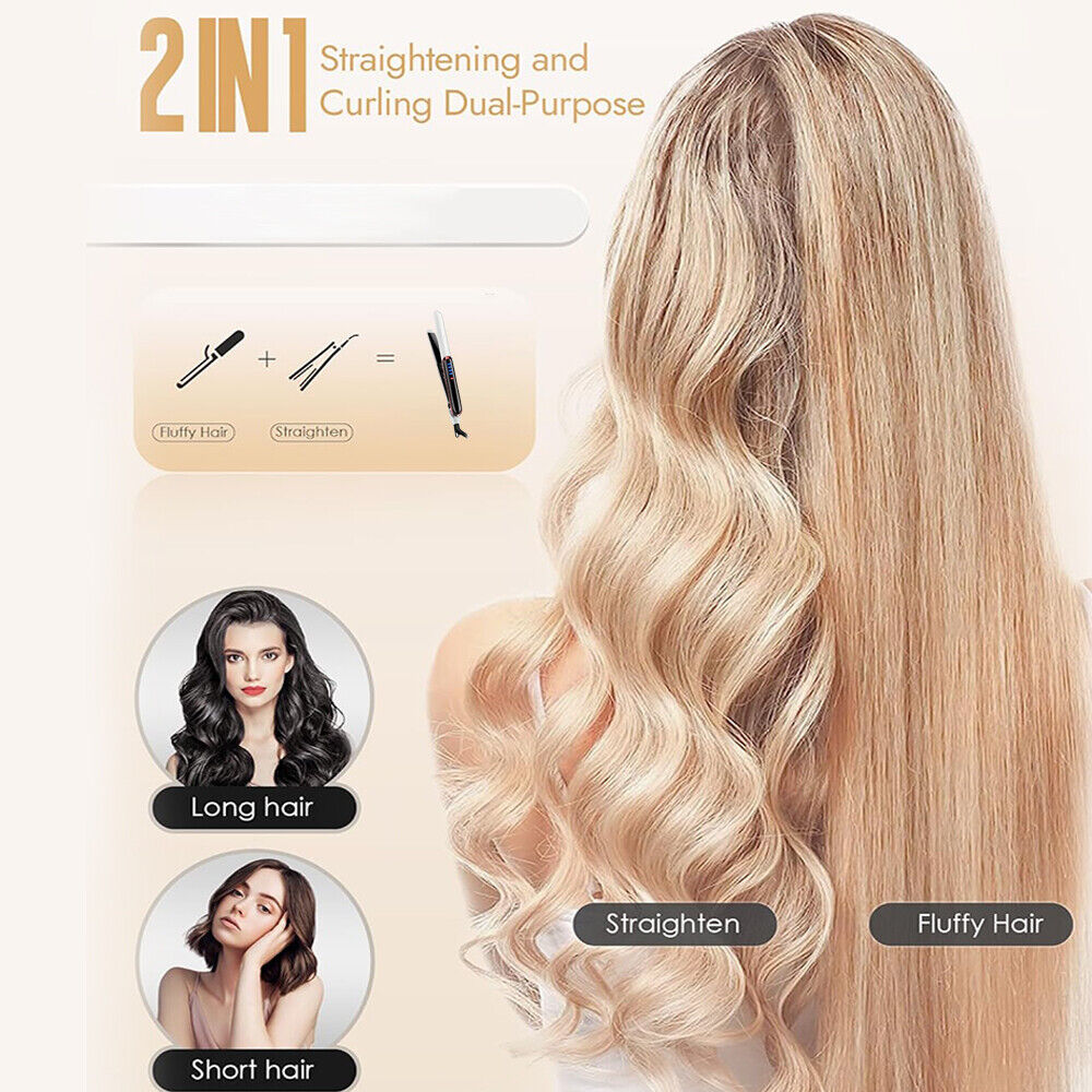Haar glätter Keramik platten Glätte ner Locken wickler Salon Haars tyler