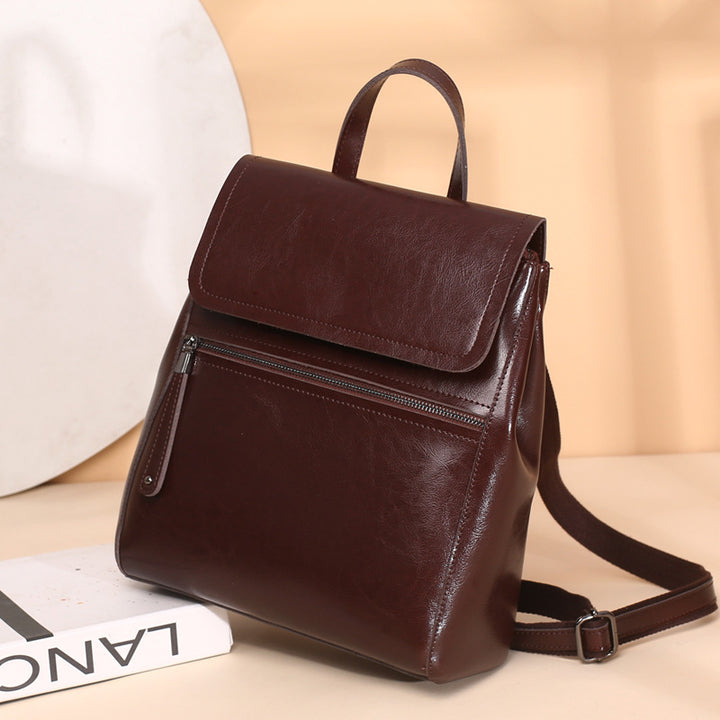 Leder Damen Vintage Rucksack