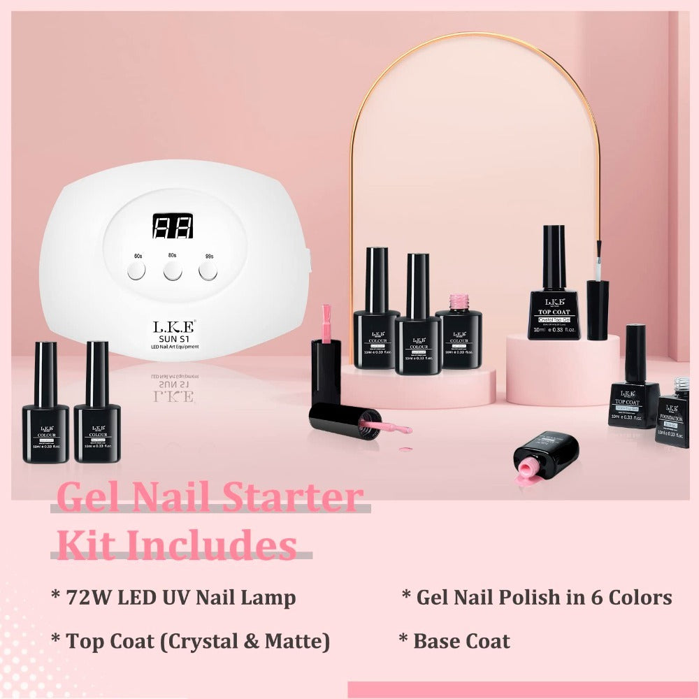 Nagelgel-Polierset & Nagel lampe