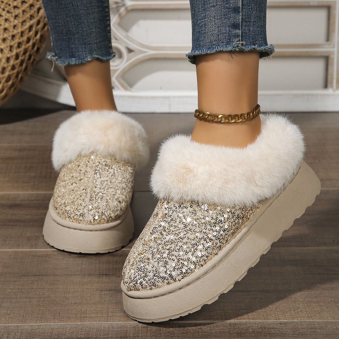 Pailletten Komfort Clogs