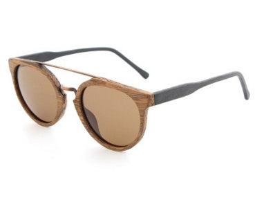 Vintage Acetat-Holz Sonnenbrille