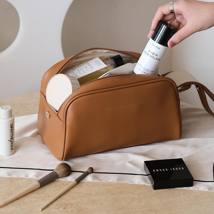 Doppelter Reißverschluss Toast Kosmetiktasche