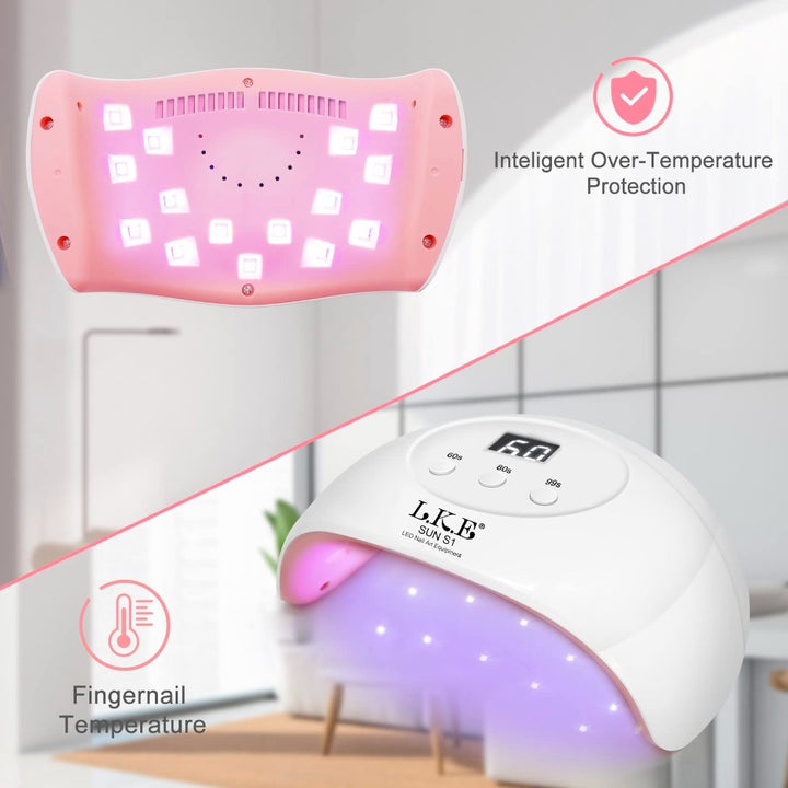 Nagelgel-Polierset & Nagel lampe