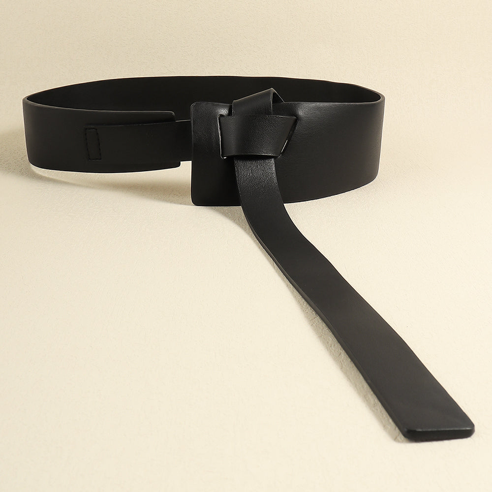 Fashion Women's Wide Belt No Punch Belt Decorative Coat Western Dress Waist Wide Belt