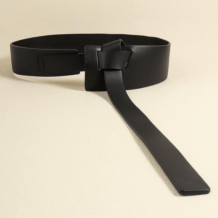 Fashion Women's Wide Belt No Punch Belt Decorative Coat Western Dress Waist Wide Belt