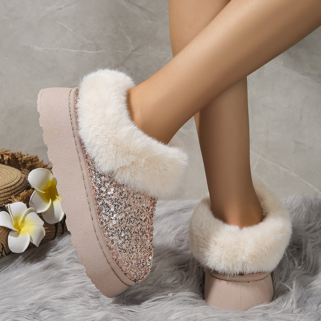 Pailletten Komfort Clogs