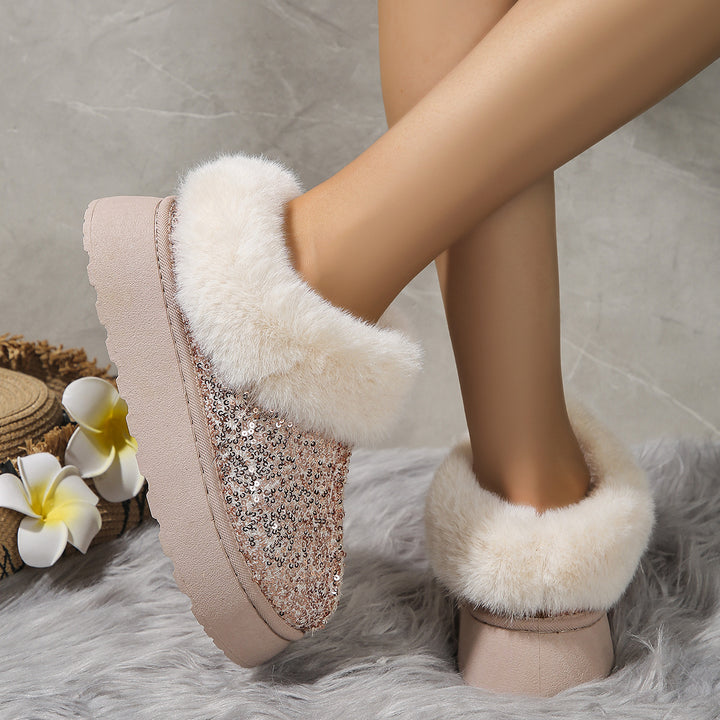 Pailletten Komfort Clogs