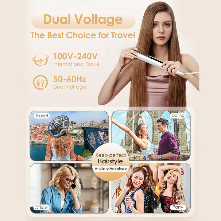 Haar glätter Keramik platten Glätte ner Locken wickler Salon Haars tyler
