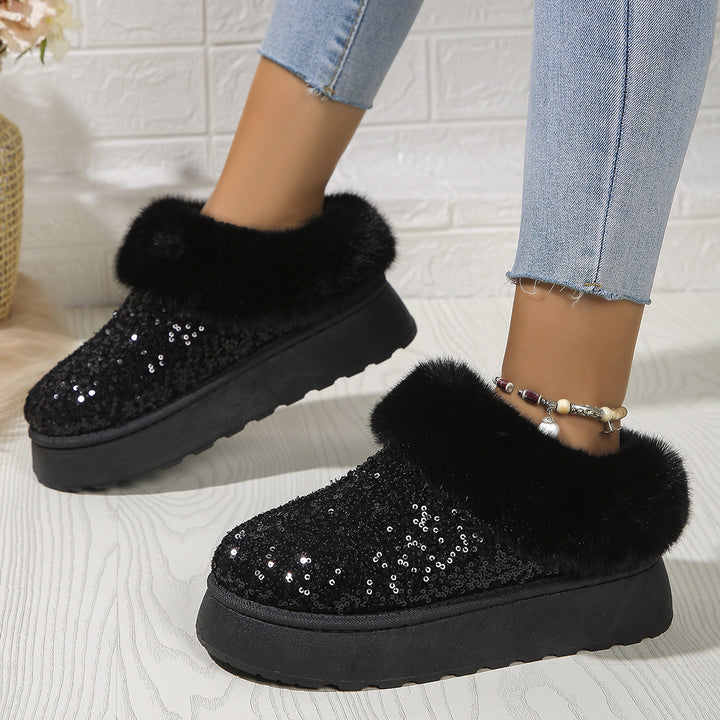 Pailletten Komfort Clogs