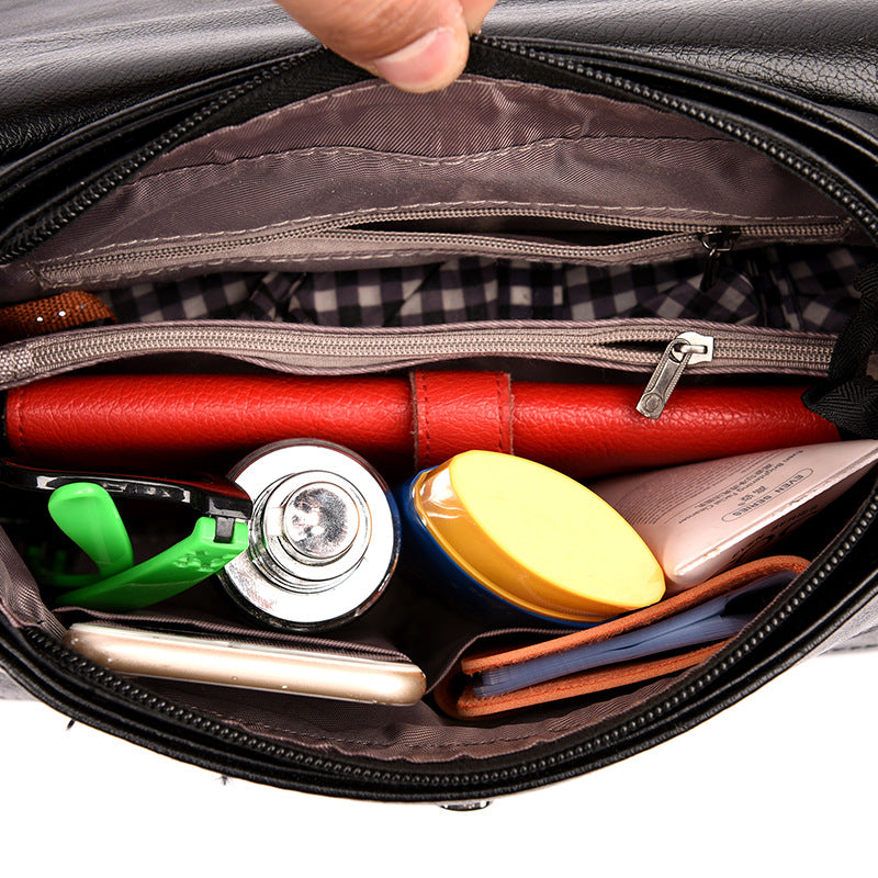 Women's New Large Capacity Bag With Soft Leather Cover