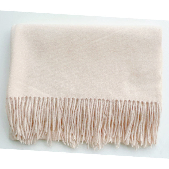 Cashmere-Look Schal mit Fransen