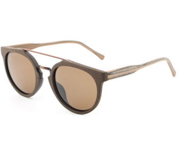 Vintage Acetat-Holz Sonnenbrille