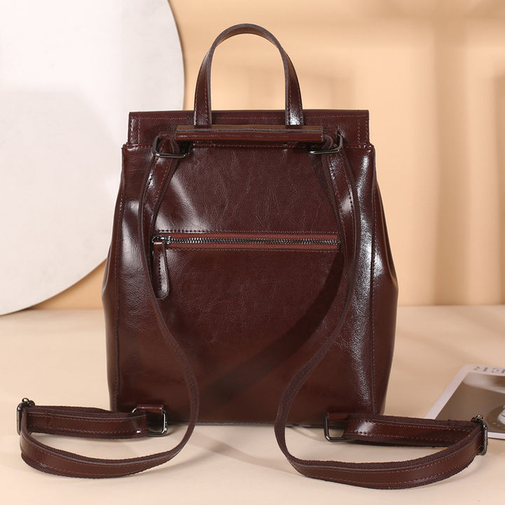 Leder Damen Vintage Rucksack