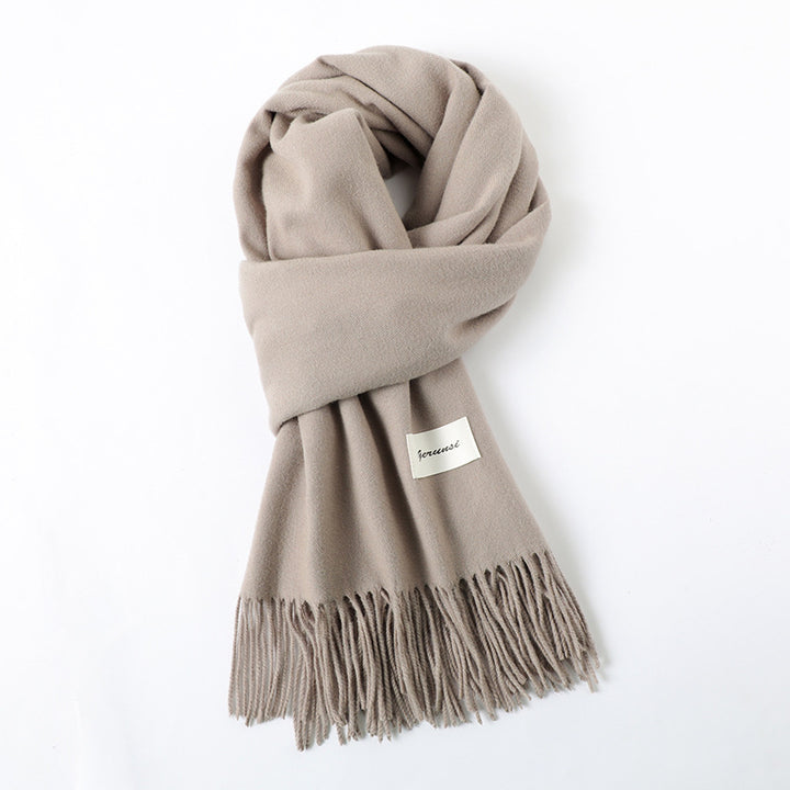 Cashmere-Look Schal mit Fransen