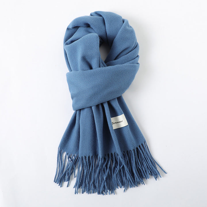 Cashmere-Look Schal mit Fransen