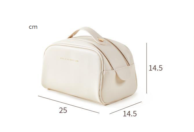 Doppelter Reißverschluss Toast Kosmetiktasche