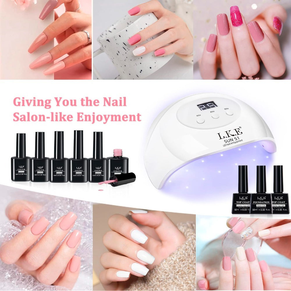 Nagelgel-Polierset & Nagel lampe