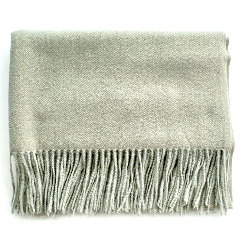 Cashmere-Look Schal mit Fransen