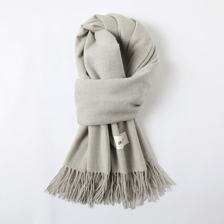 Cashmere-Look Schal mit Fransen
