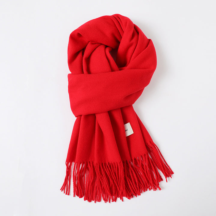 Cashmere-Look Schal mit Fransen