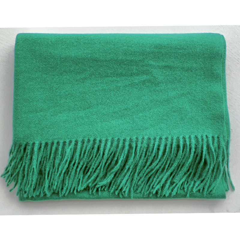 Cashmere-Look Schal mit Fransen