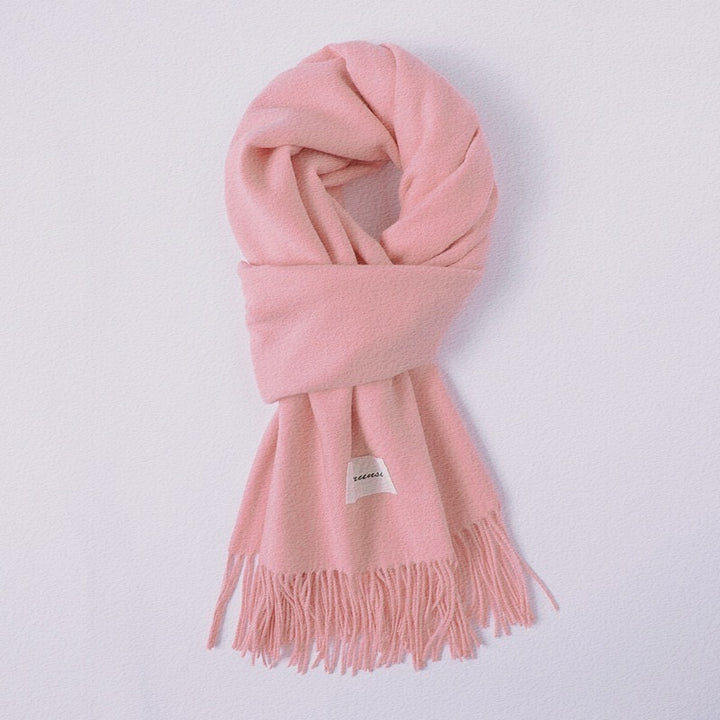 Cashmere-Look Schal mit Fransen