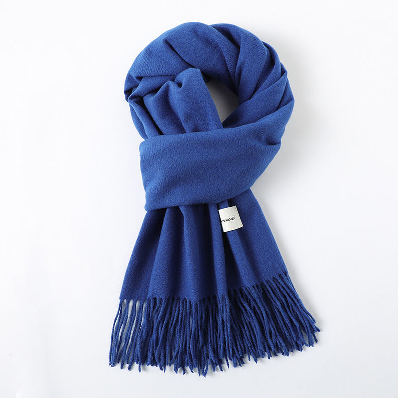 Cashmere-Look Schal mit Fransen