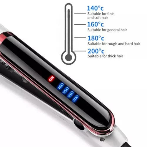 Haar glätter Keramik platten Glätte ner Locken wickler Salon Haars tyler