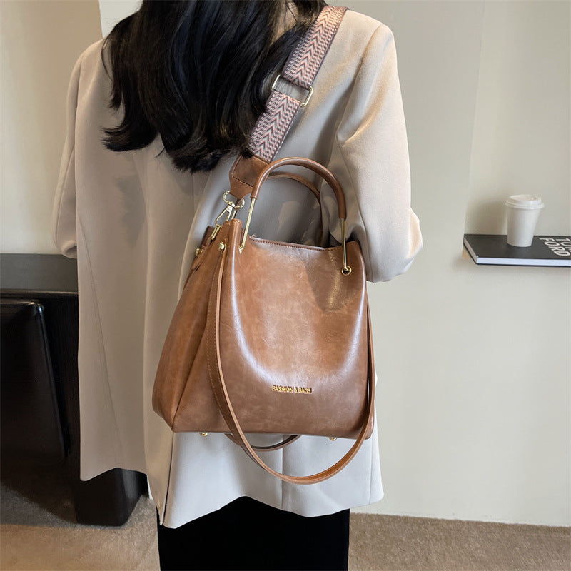 Retro-Trage tasche mit großer Kapazität, lässig Cross body