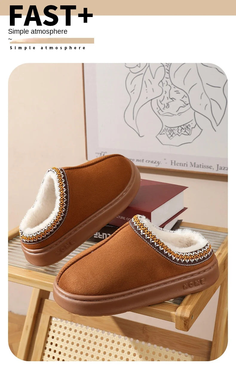 Komfort-Pantoletten Wollslipper