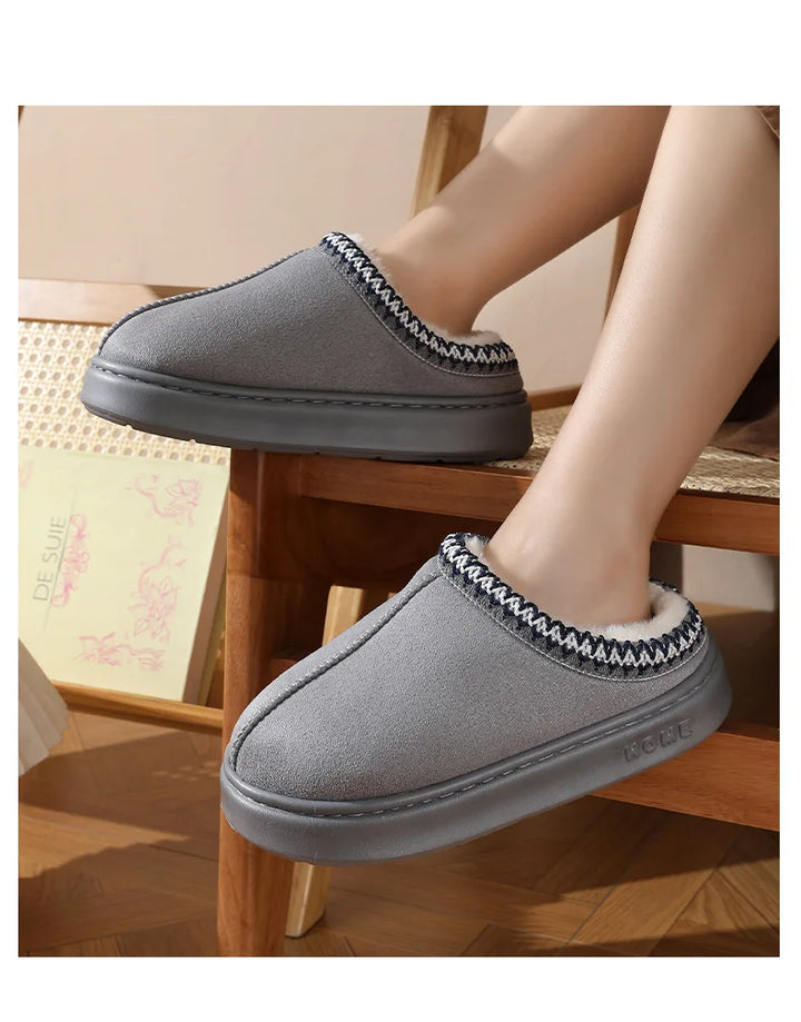 Komfort-Pantoletten Wollslipper