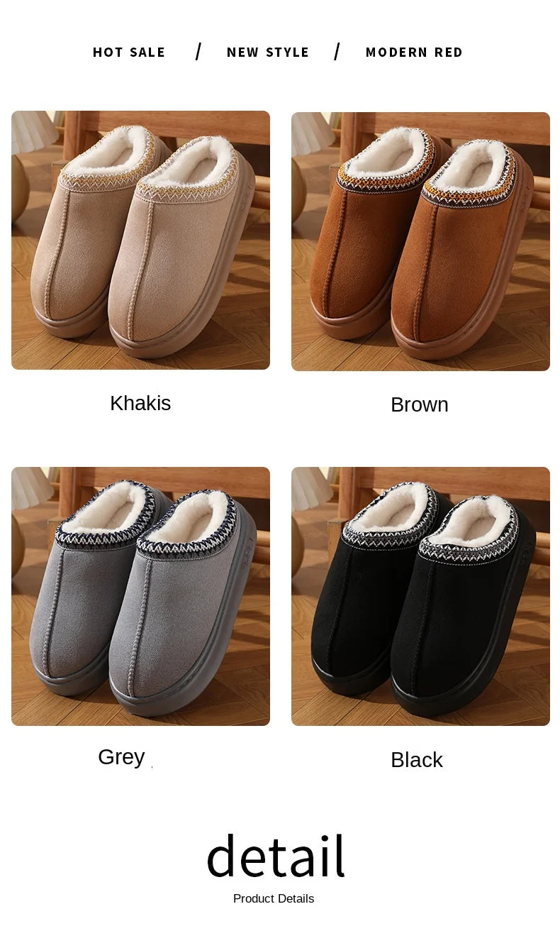 Komfort-Pantoletten Wollslipper