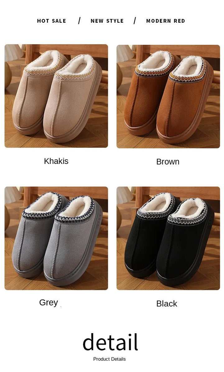 Komfort-Pantoletten Wollslipper