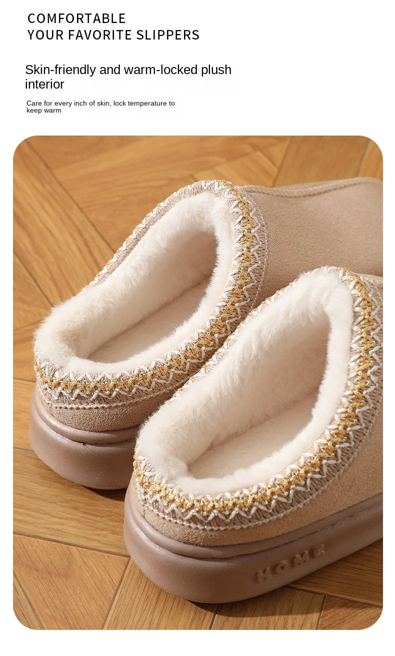 Komfort-Pantoletten Wollslipper