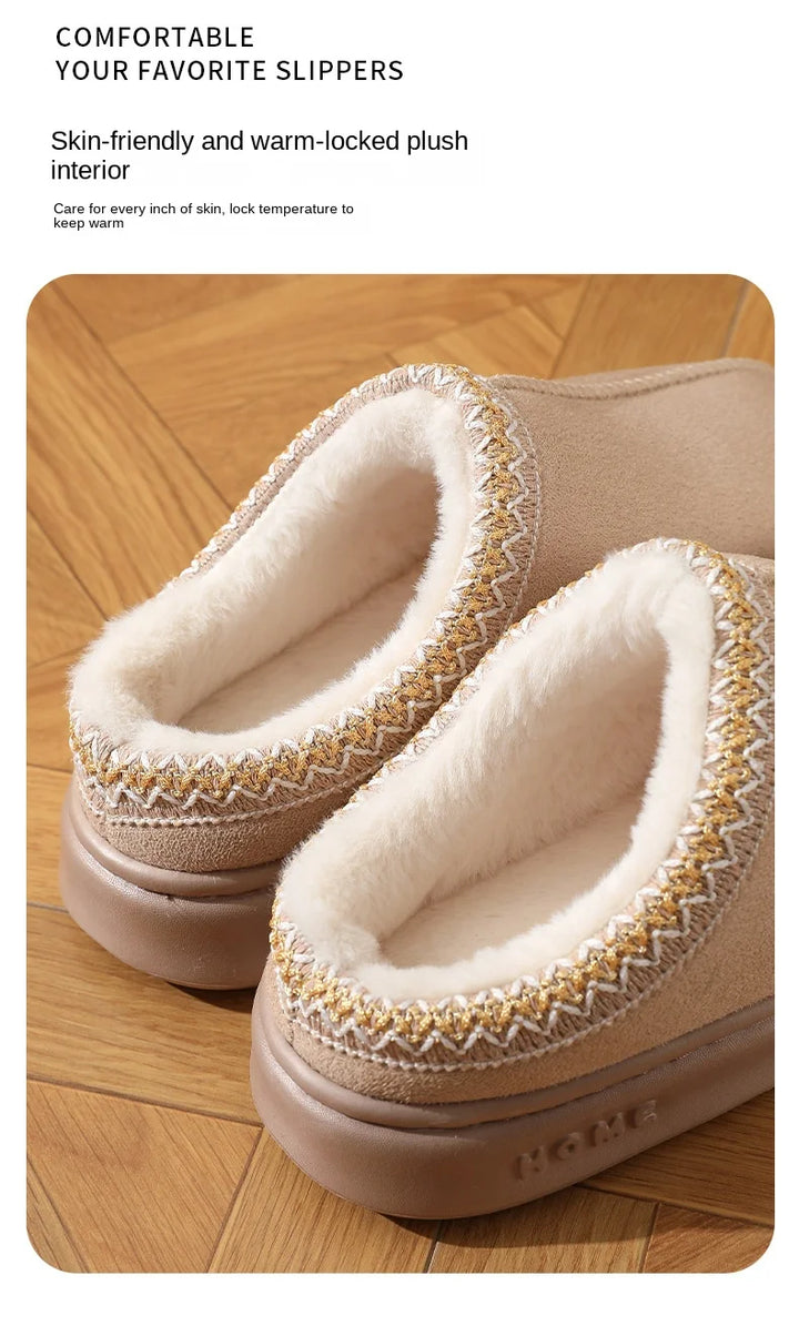 Komfort-Pantoletten Wollslipper