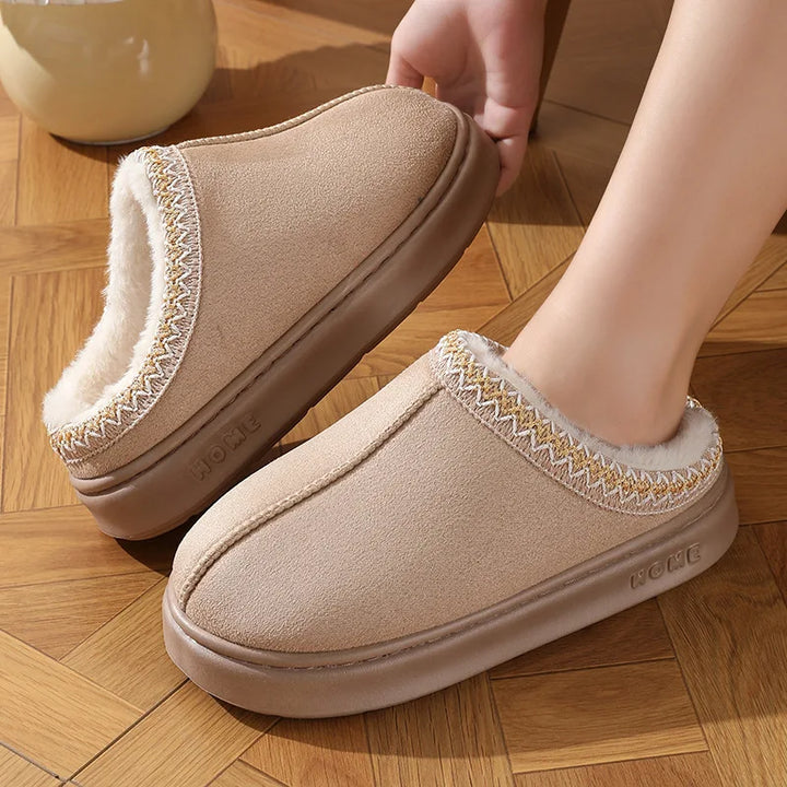 Komfort-Pantoletten Wollslipper