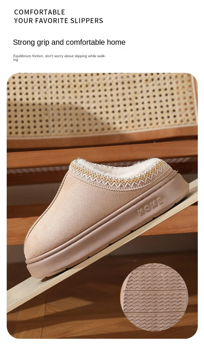 Komfort-Pantoletten Wollslipper