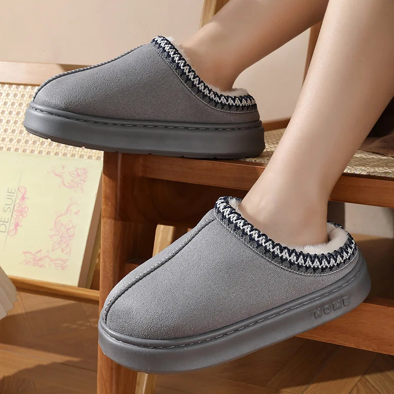 Komfort-Pantoletten Wollslipper