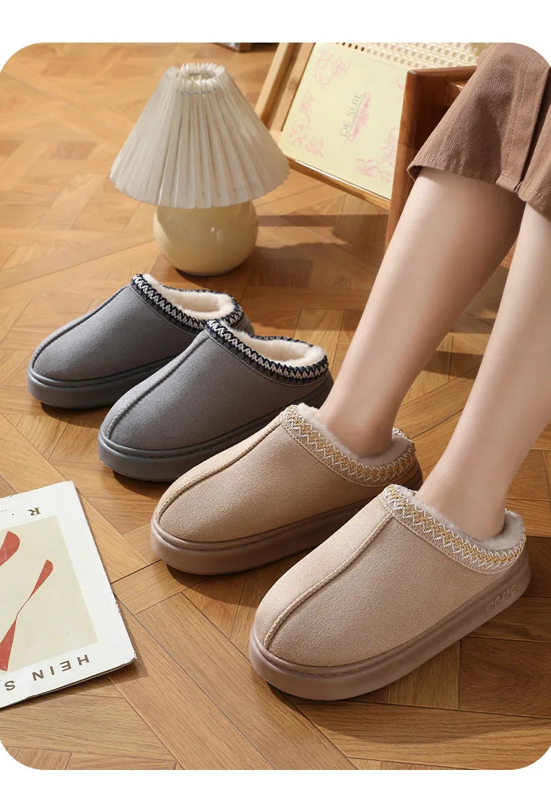 Komfort-Pantoletten Wollslipper