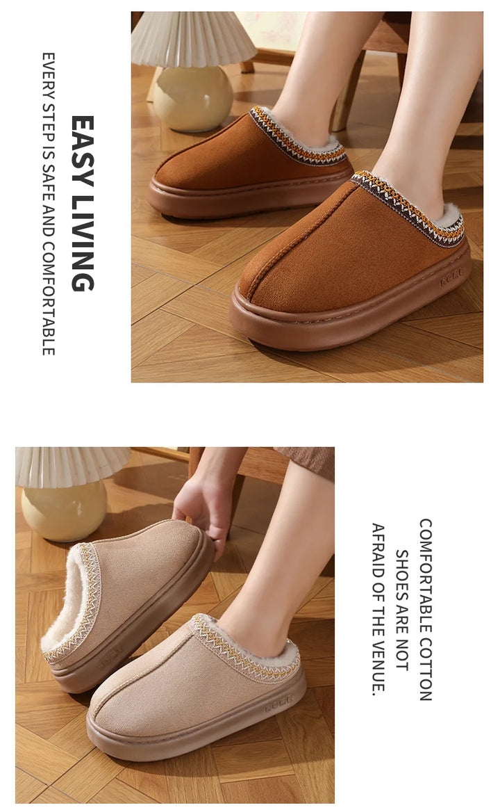Komfort-Pantoletten Wollslipper