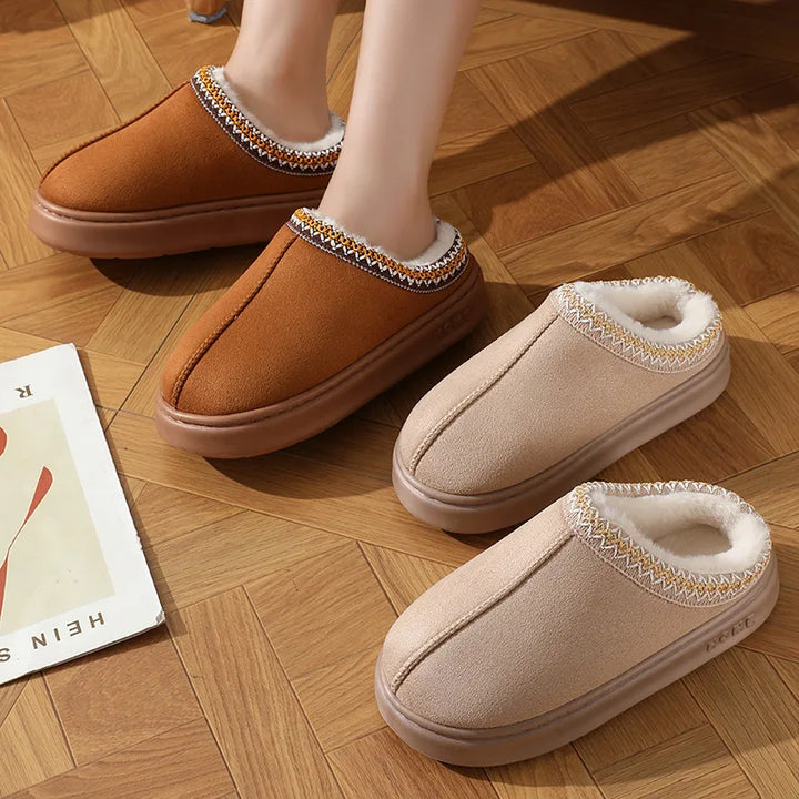 Komfort-Pantoletten Wollslipper