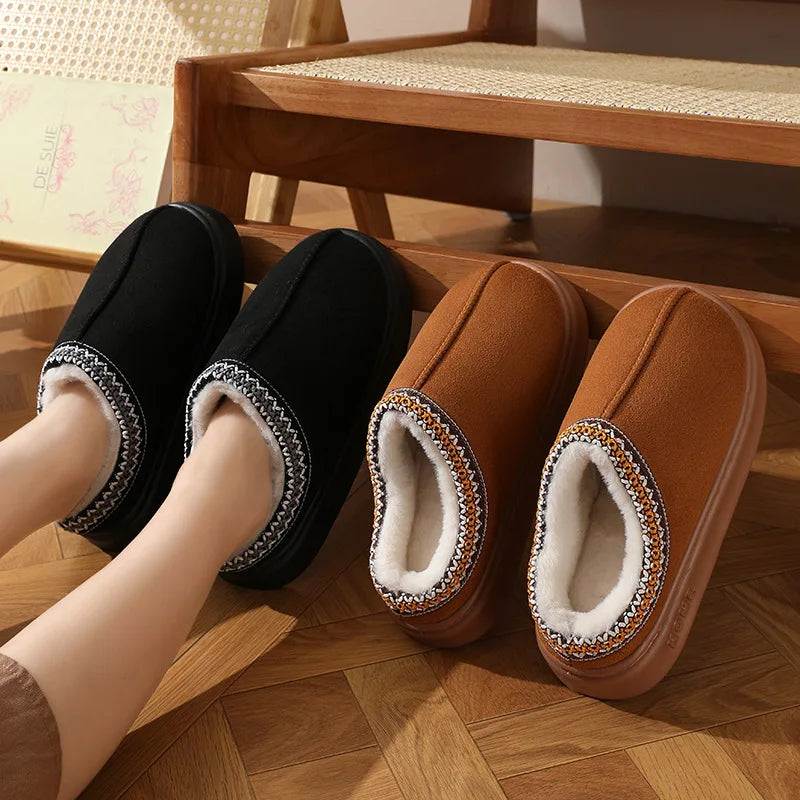 Komfort-Pantoletten Wollslipper