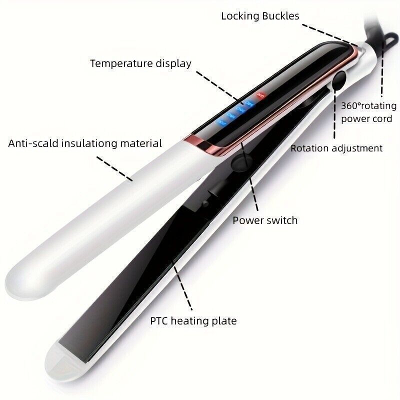 Haar glätter Keramik platten Glätte ner Locken wickler Salon Haars tyler