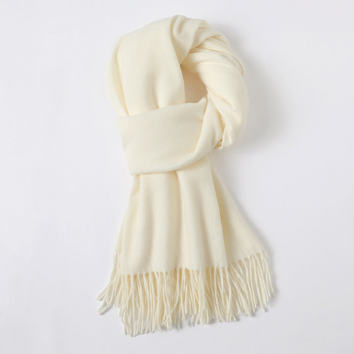 Cashmere-Look Schal mit Fransen