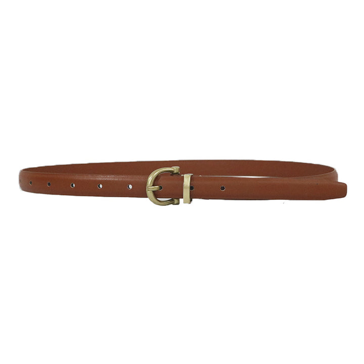 Female Casual Retro Pin Buckle Belt
