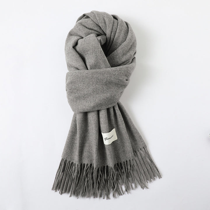 Cashmere-Look Schal mit Fransen