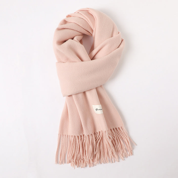 Cashmere-Look Schal mit Fransen