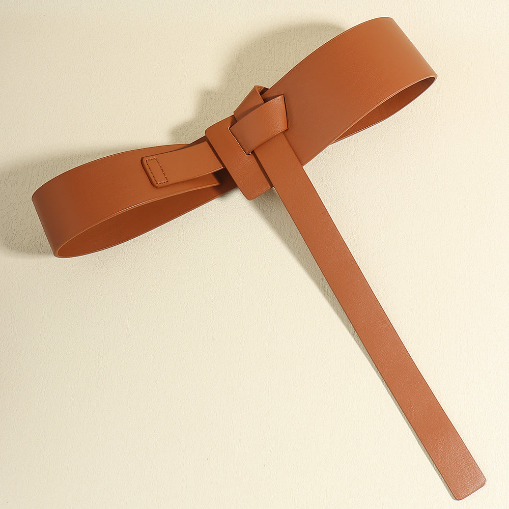 Fashion Women's Wide Belt No Punch Belt Decorative Coat Western Dress Waist Wide Belt