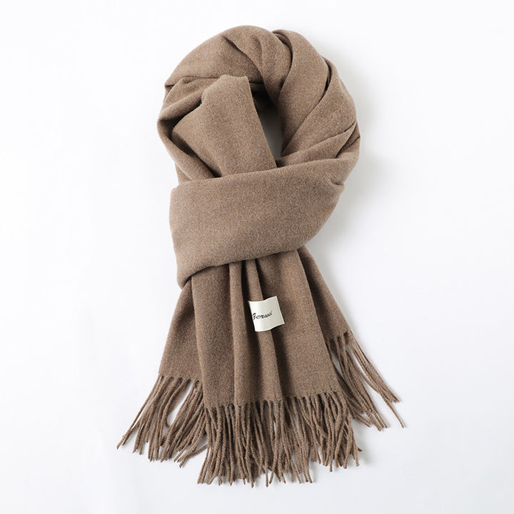 Cashmere-Look Schal mit Fransen